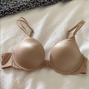 Silky Nude Victoria’s Secret Angel Push-up Bra